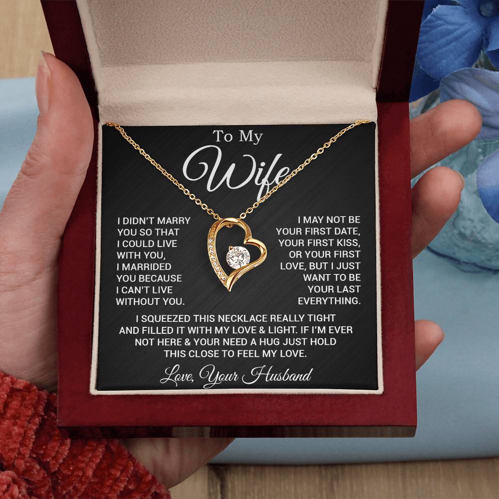 To My Wife Necklace, Gift For Wife, Anniversary Gift For Wife, Necklace For Wife 25_2