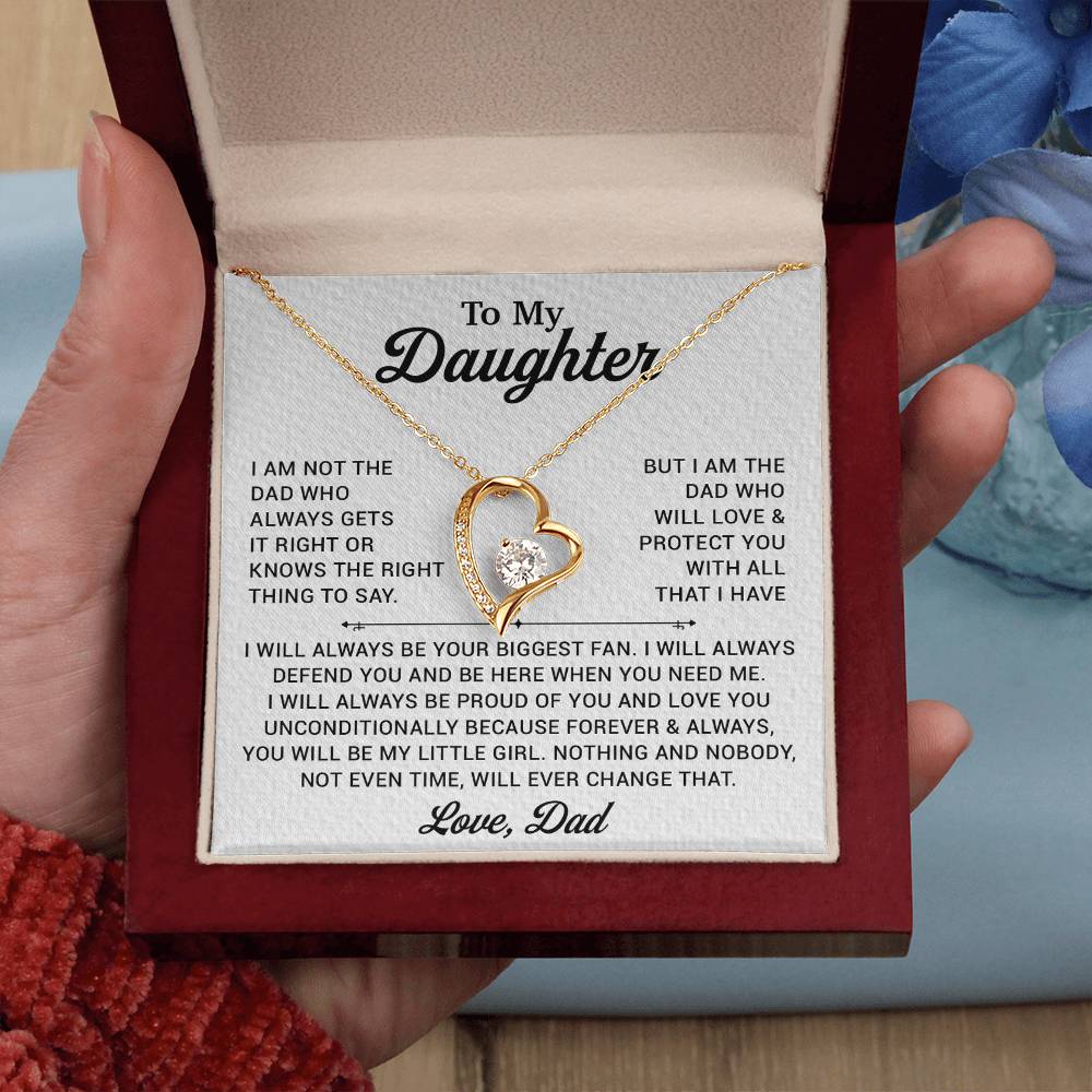 To My Daughter Necklace, Gift for Daughter from Dad, Father Daughter Necklace 5_10
