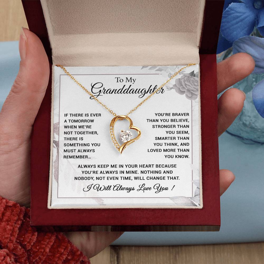 To My Granddaughter Necklace, Xmas Birthday Gift For Granddaughter from Grandma 26_8