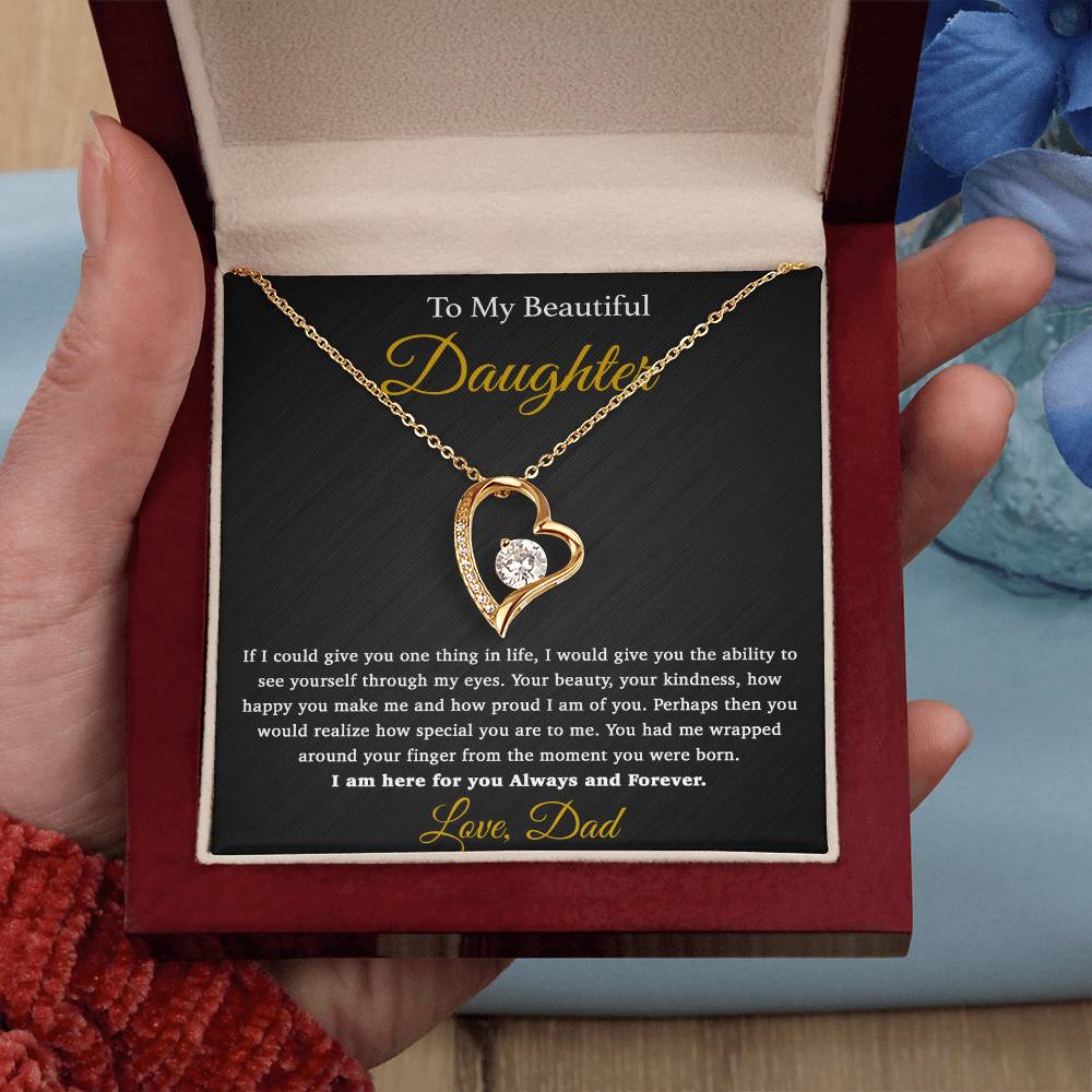 To My Daughter Necklace, Daughter Father Necklace, Daughter Gift From Dad 11_3