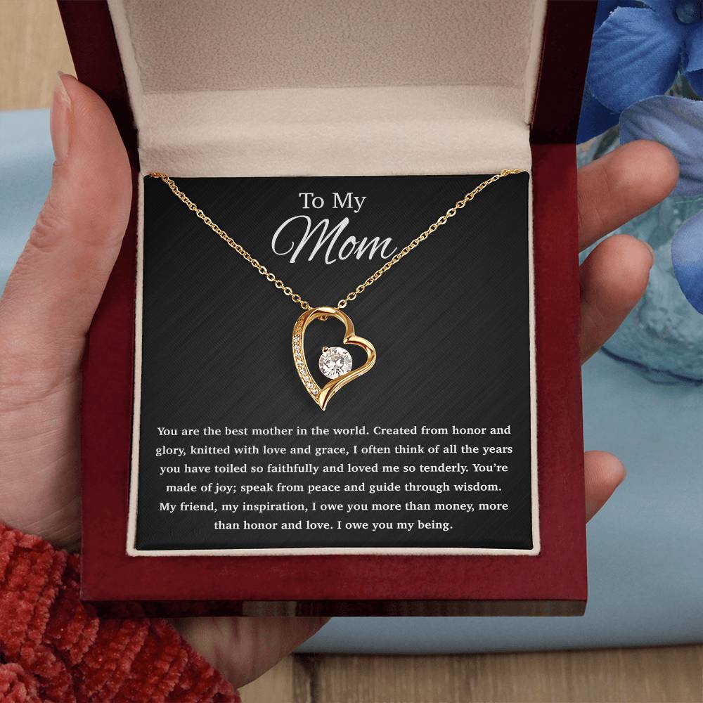To My Mom Necklace, Gift For Mom From Daughter, Mother's Day Gifts 25_4