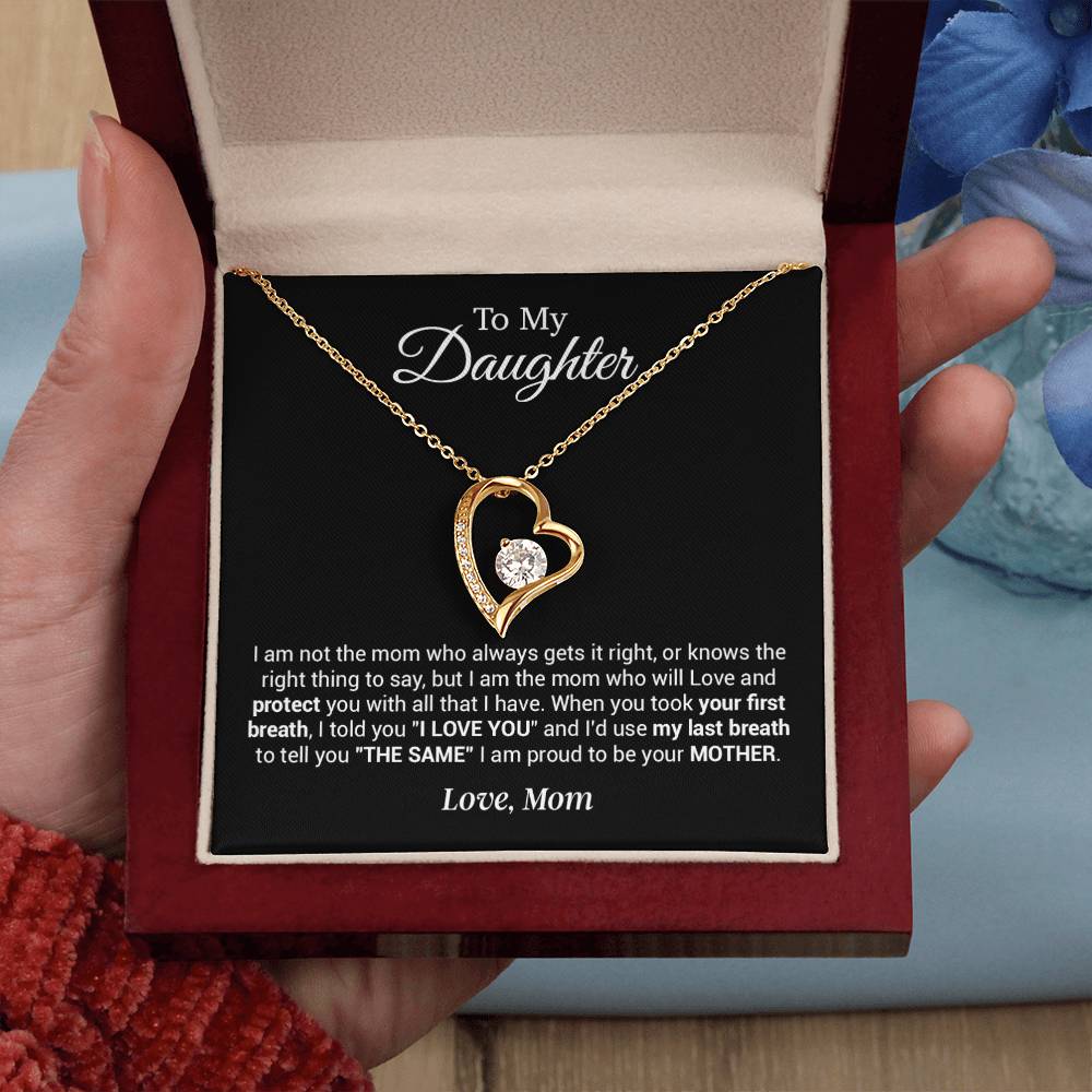 To My Daughter Necklace, Gift For Daughter From Mother, Mother's Day Gift