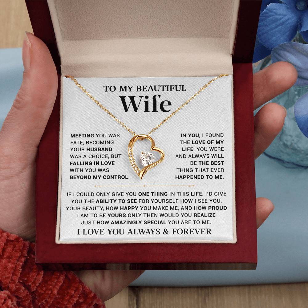 To My Wife Necklace, Gift For Wife, Anniversary Gift,Christmas Gift 22_11