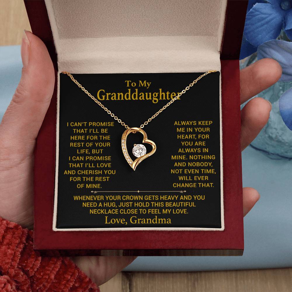 To My Granddaughter Necklace, Granddaughter Gift from Grandma, Gift from Grandpa_26_9