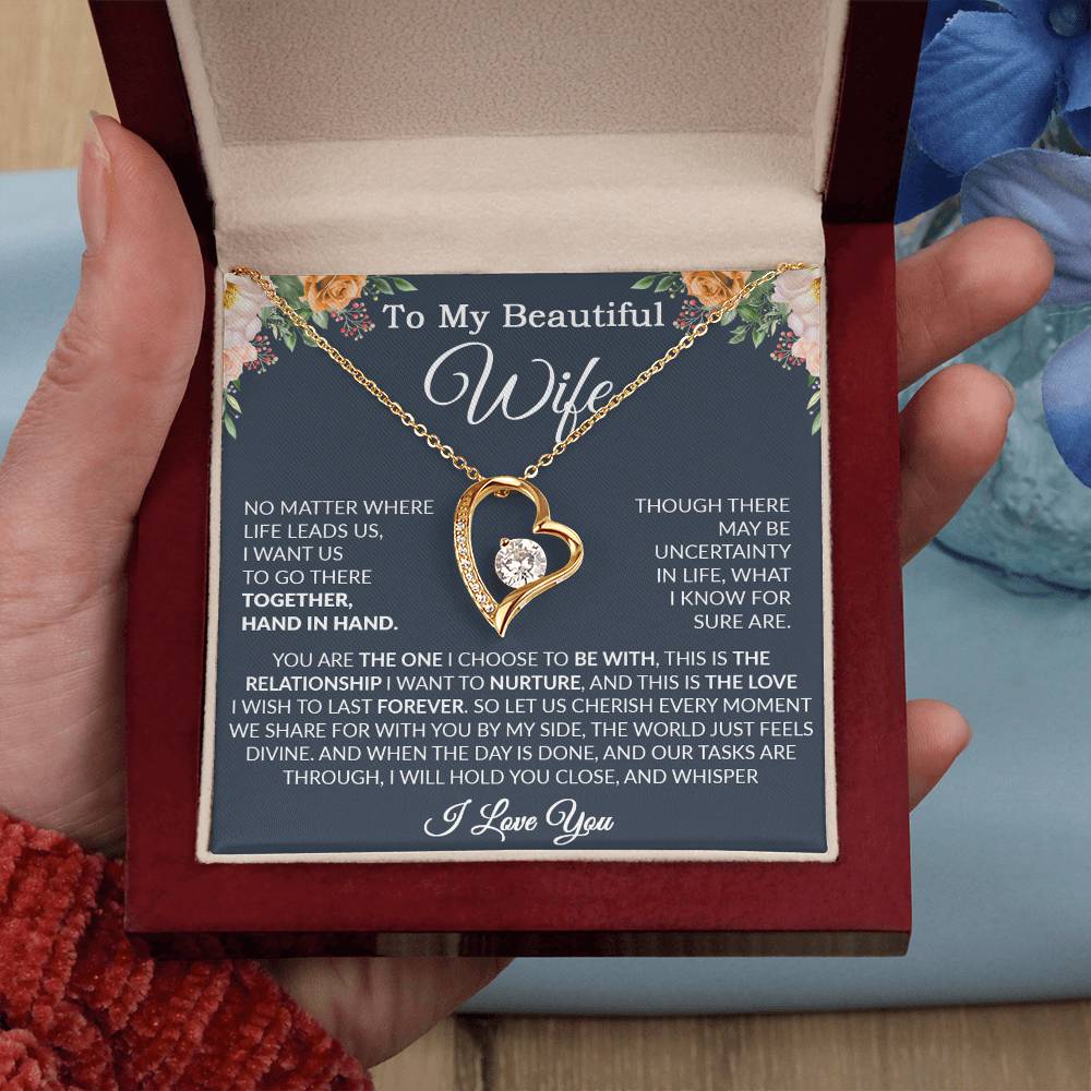 To My Wife Necklace, Wife Gift From Husband, Wife Husband Necklace, Christmas Gift 7_9