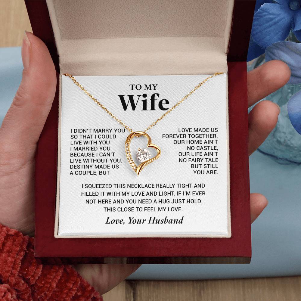 To My Wife Necklace, Anniversary Gift For Wife, Wife Birthday, Gift For Wife 20_9