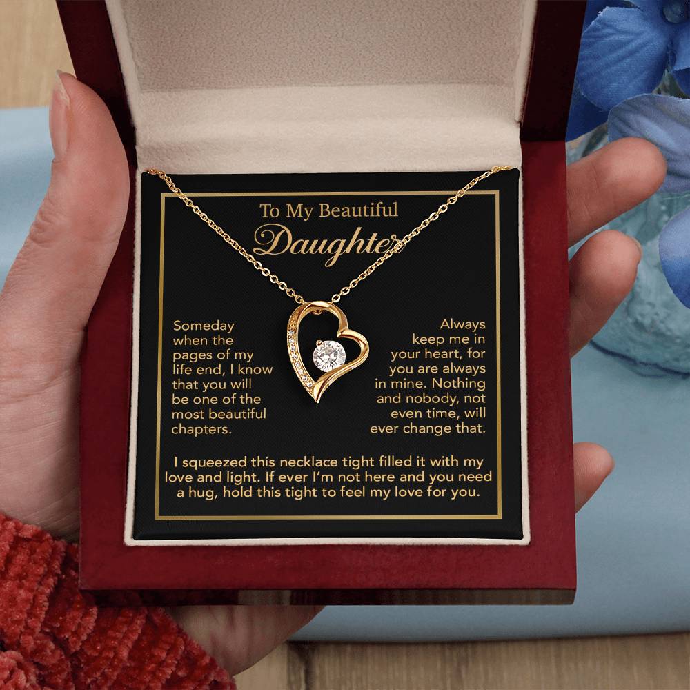 To My Daughter Necklace, Gift For Daughter From Dad, Daughter Father Necklace 14_11