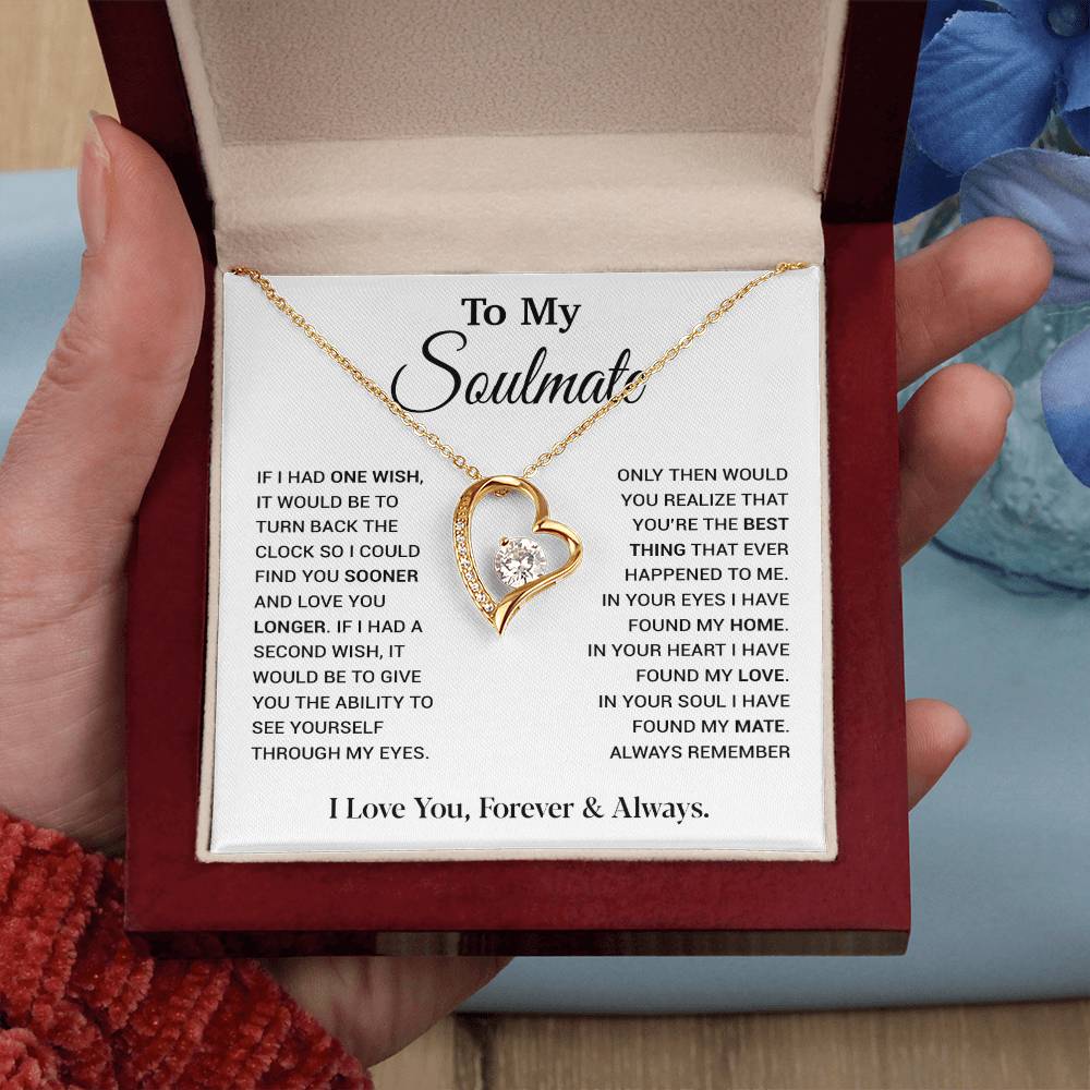 To My Soulmate Necklace, Soulmate Gift, Gift For Girlfriend, Christmas Gift 9_12