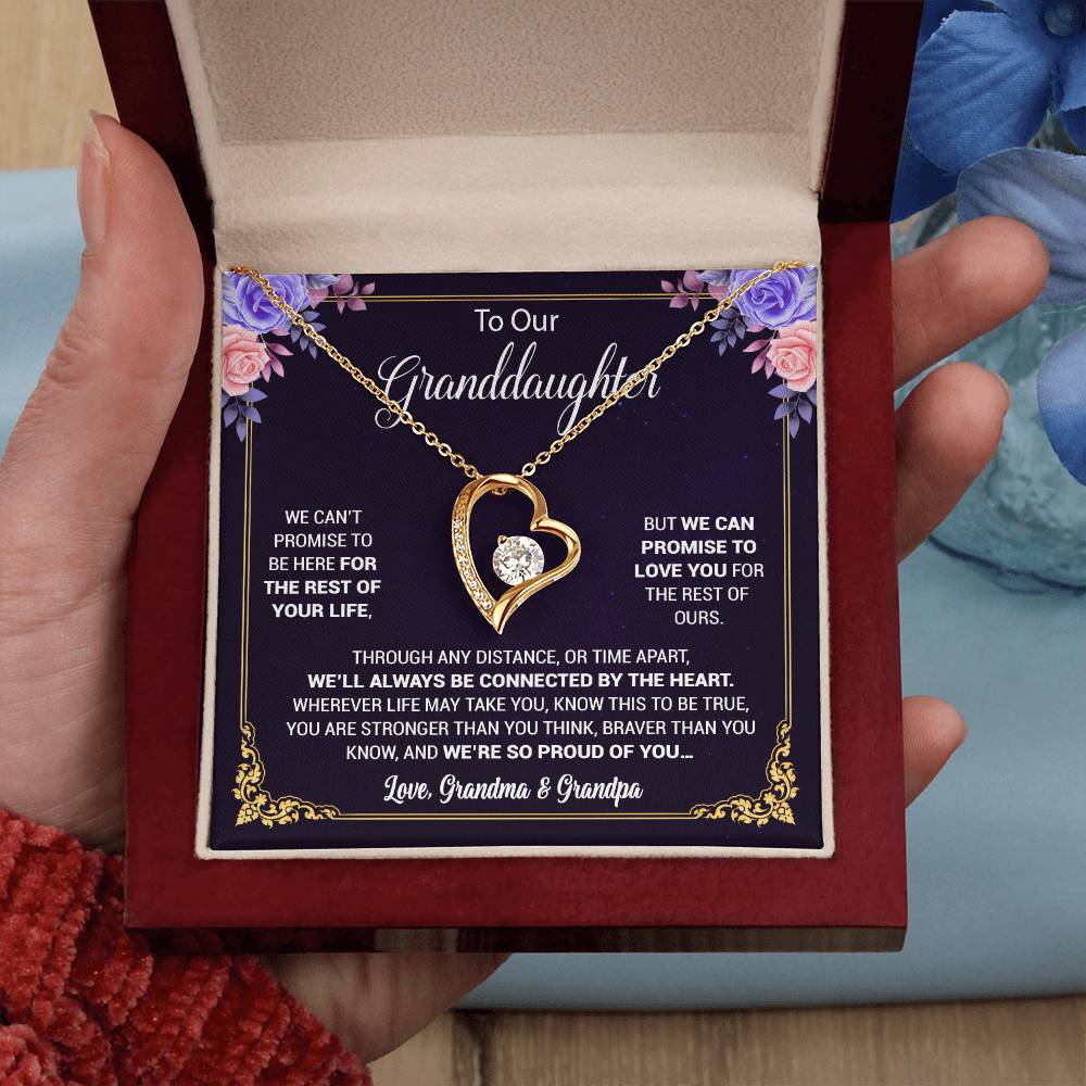 To Our Granddaughter Necklace, Birthday Gift For Granddaughter, Jewelry Gift from Grandparents 13_5