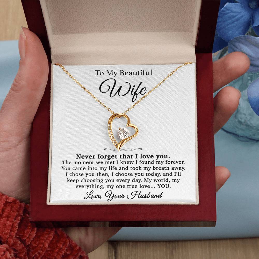 To My Wife Necklace, Gift For Wife, Anniversary Gift For Wife, Christmas Gifts 1_4