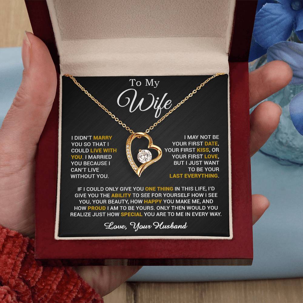 To My Wife Necklace, Gift For Wife, Anniversary Gift For Wife, Necklace For Wife 2_6