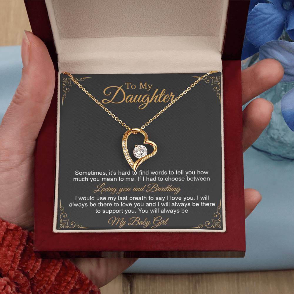 To My Daughter Necklace, Gift to My Daughter, Graduation Gift for Daughter