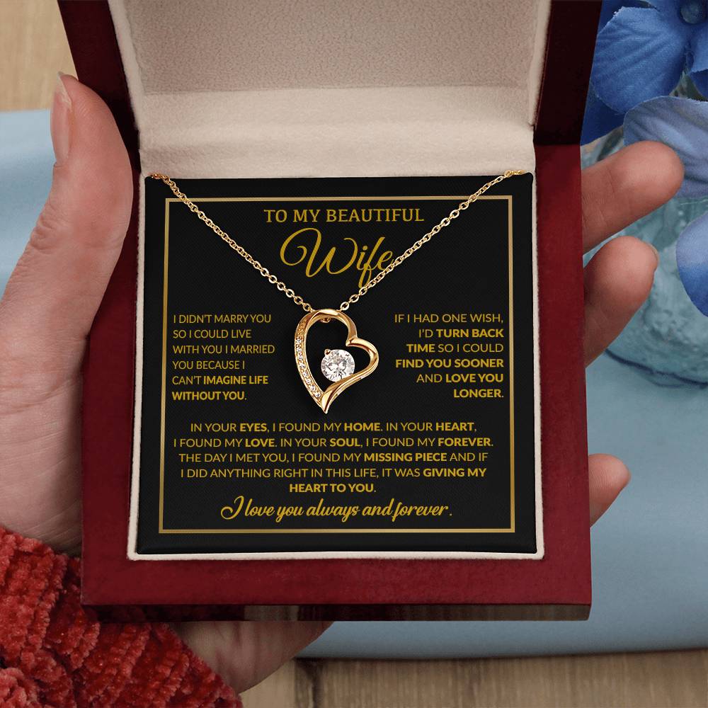 To My Wife Necklace, Christmas Gifts For Women, Anniversary Gift For Wife 15_12