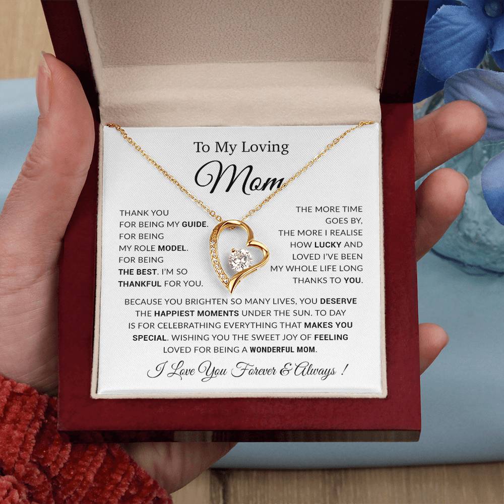 To My Mom Necklace, Gift For Mom, Mothers Day Gifts, Birthday Gift For Mom