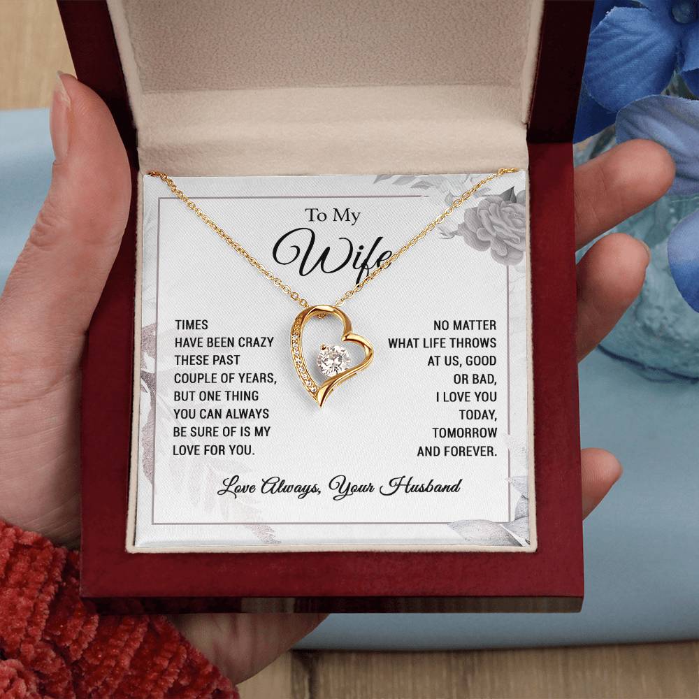 To My Wife Necklace Wife Gift from Husband, Anniversary Gift, Wife Birthday