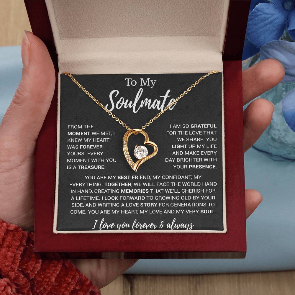 To My Soulmate Necklace, Birthday Gifts For Her, Christmas Gift For Soulmate 30_11