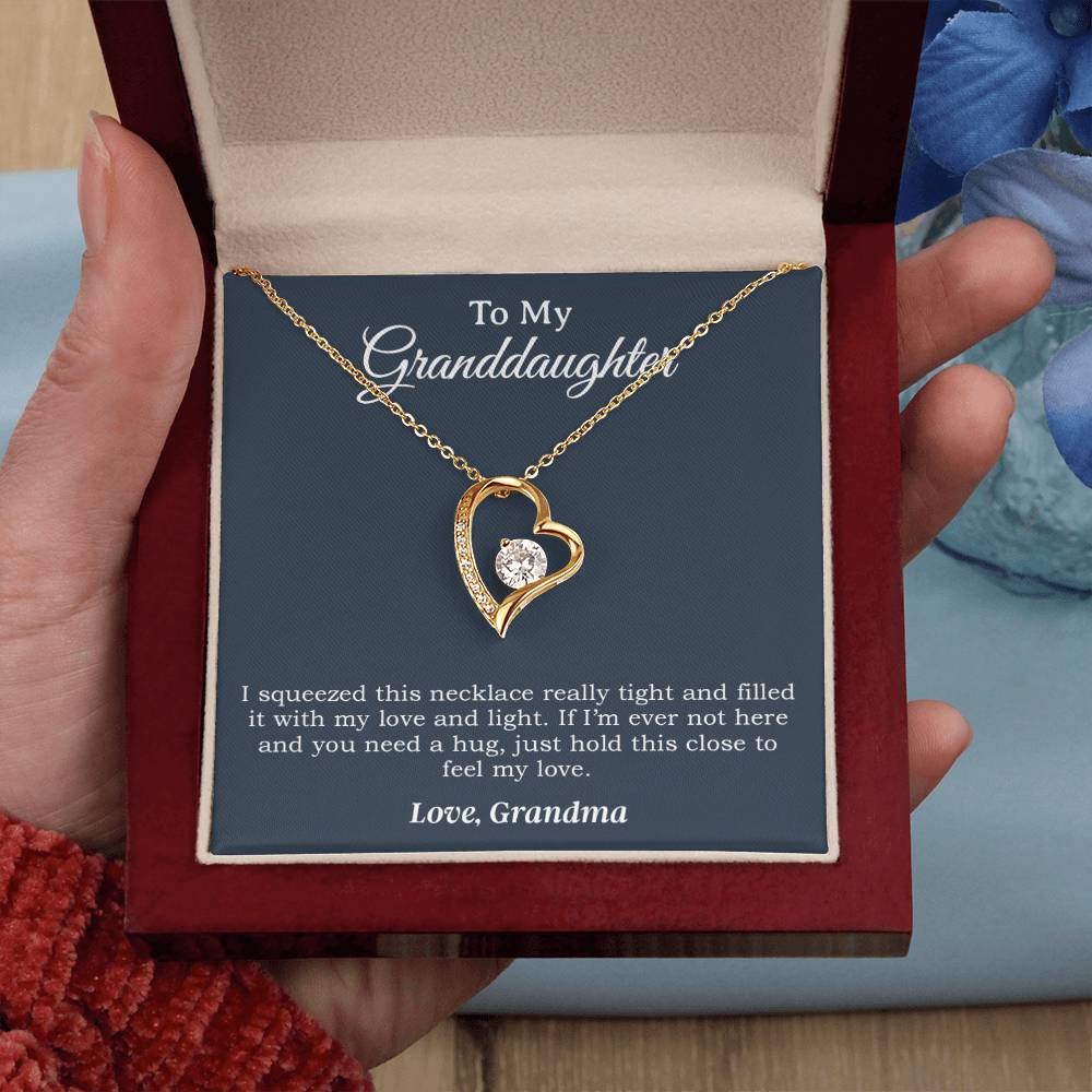 To My Granddaughter Necklace, Granddaughter Gift, Gifts for Granddaughters, Granddaughter Necklace 11-9