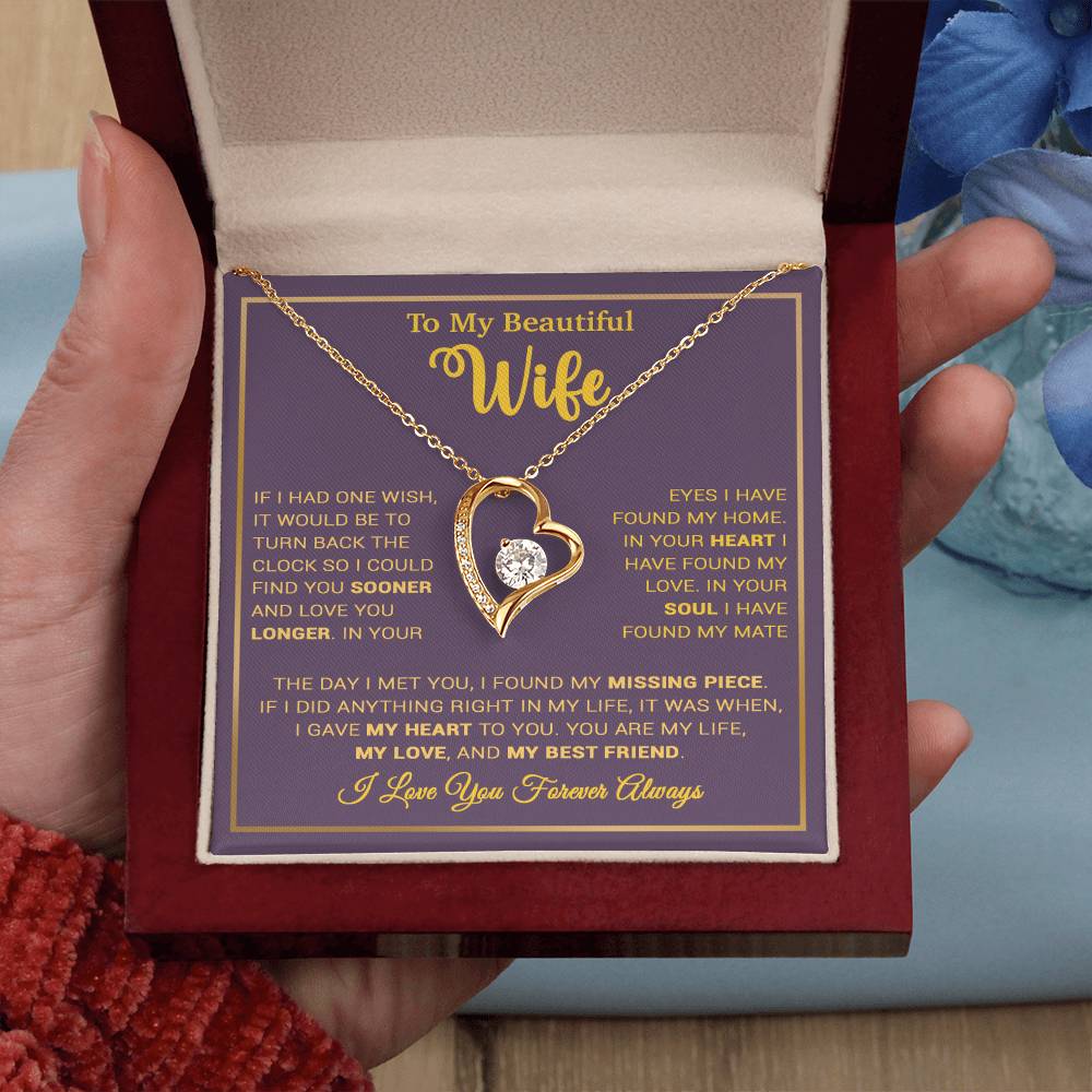 To My Wife Necklace, Gift For Wife, Anniversary Gift For Wife, Christmas Gift 27_9_Tim