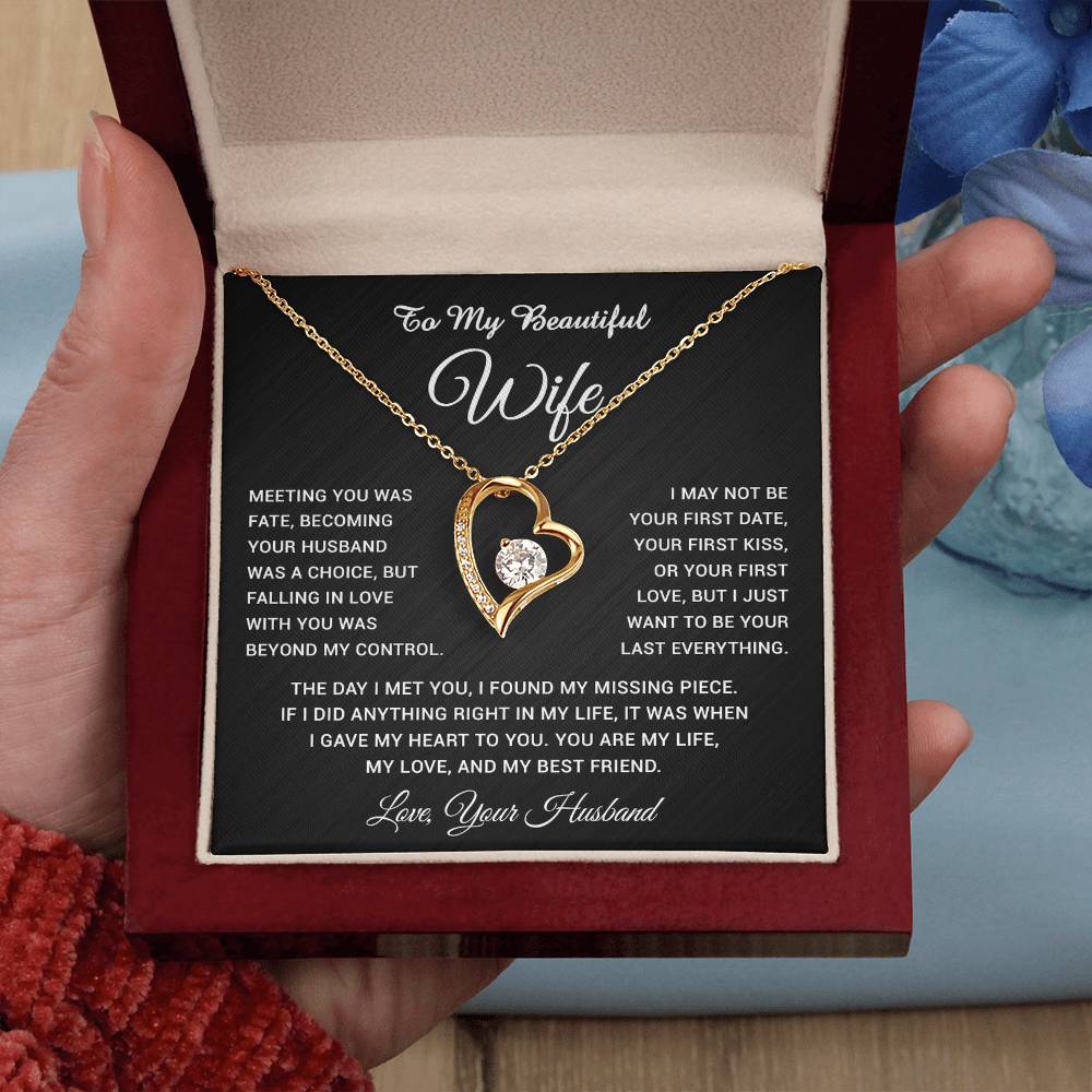 To My Wife Necklace, Gift For Wife, Anniversary Gift For Wife, Necklace For Wife 3_5
