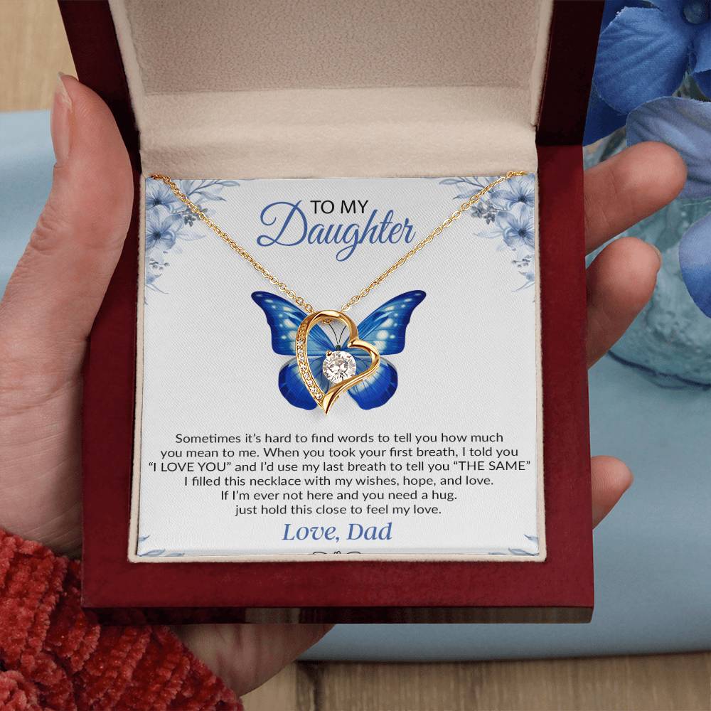 To My Daughter Necklace, Gift For Daughter From Dad, Daughter Father Necklace 1_12