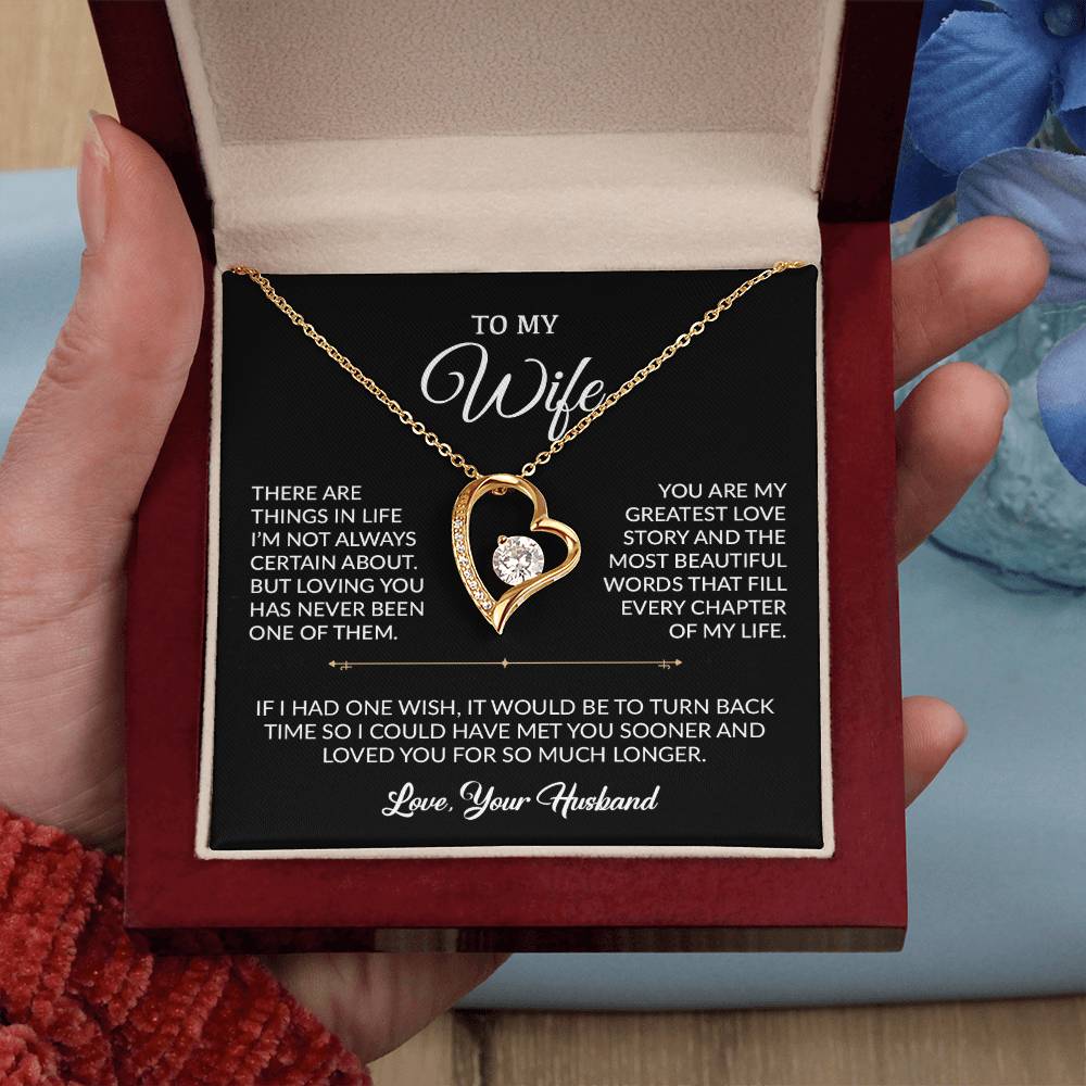 To My Wife Necklace, Gift For Wife, Anniversary Gift For Wife, Necklace For Wife