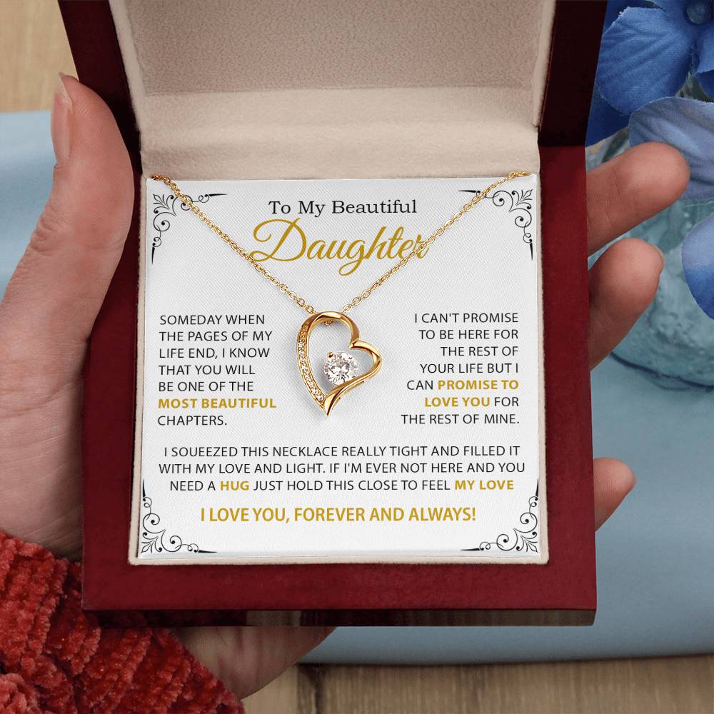 To My Daughter Necklace, Mother Daughter Gifts, Daughter Necklace, Dad Daughter Gift