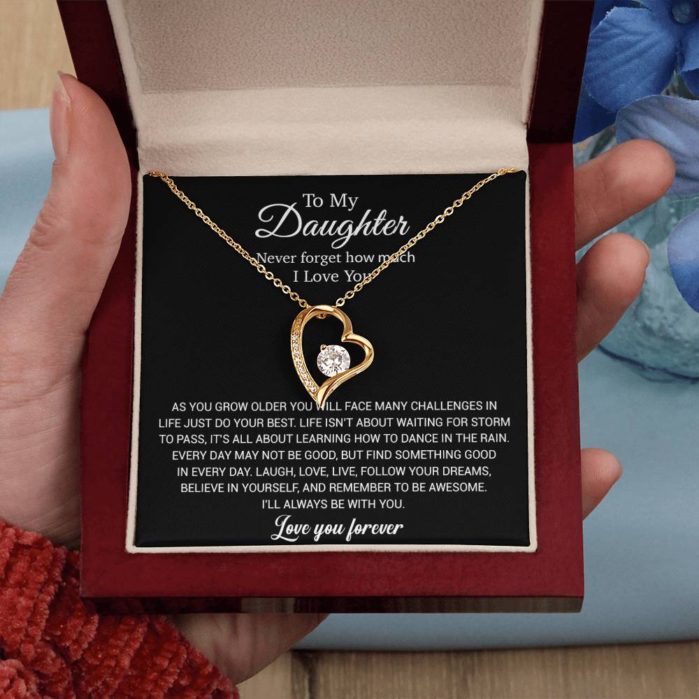 To My Daughter Necklace, Daughter Mother Necklace, Daughter Gift From Mom 9_12