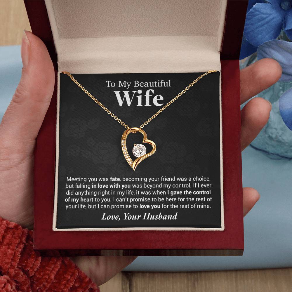 To My Wife Necklace, Christmas Gifts For Her, Wife Gift, Christmas Gift For Wife