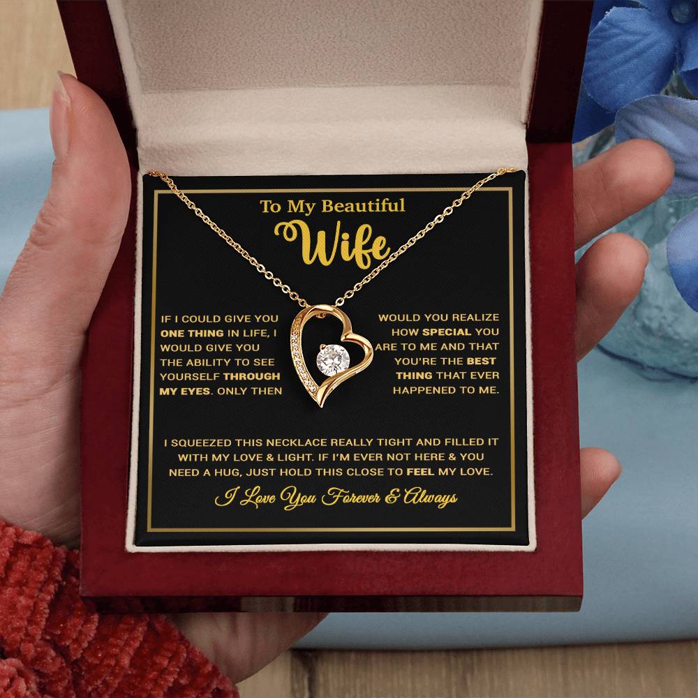 To My Wife Necklace, Gift For Wife, Anniversary Gift For Wife, Christmas Gift 30_11
