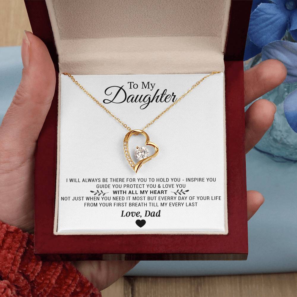 To My Daughter Necklace, Daughter Father Necklace, Daughter Gift from Dad 22_11