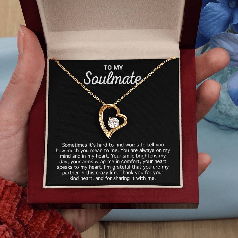 To My Soulmate Necklace, Gift For Wife, Anniversary Gift, Christmas Gift 9_11