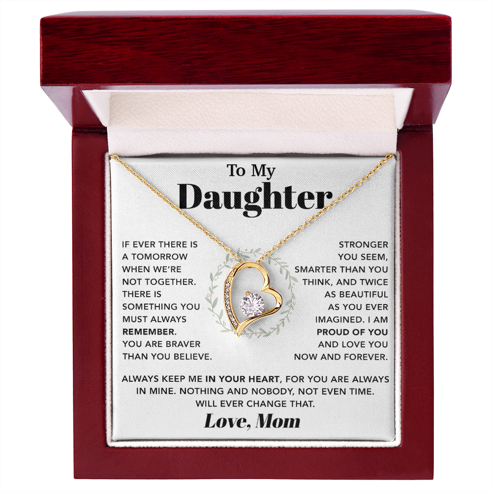 To My Daughter Necklace, Gift for Daughter from Mom And Dad, Mother Daughter Necklace 6_10