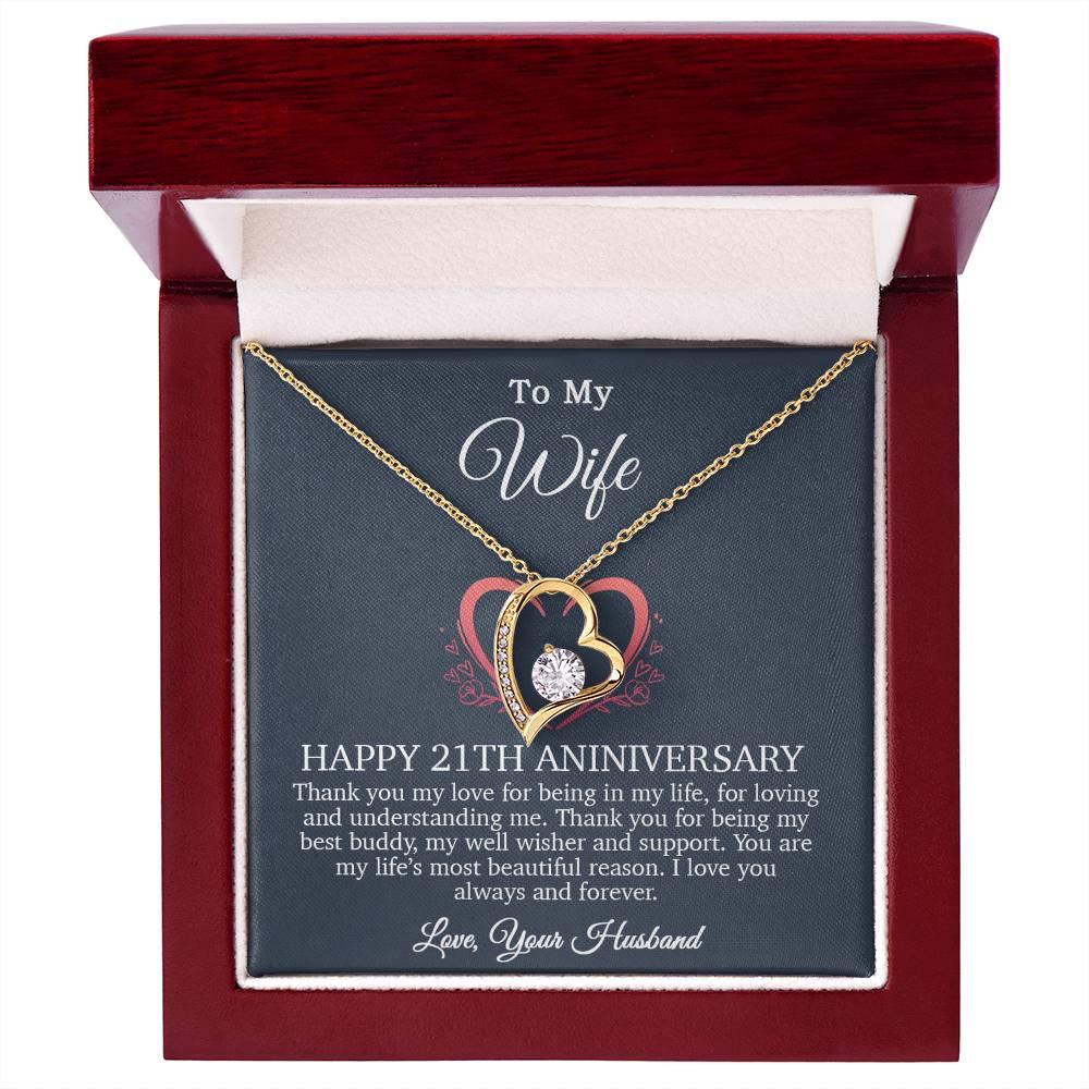 21th Anniversary Gift For Wife, 21 Year Anniversary Gifts, 21th Wedding Anniversary Gift Ideas_Blue