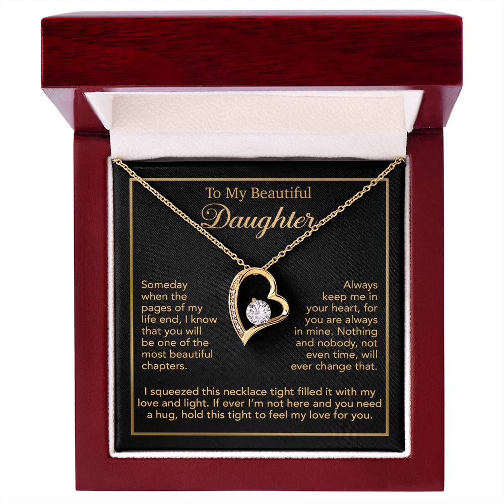 To My Daughter Necklace, Gift For Daughter From Dad, Daughter Father Necklace 14_11