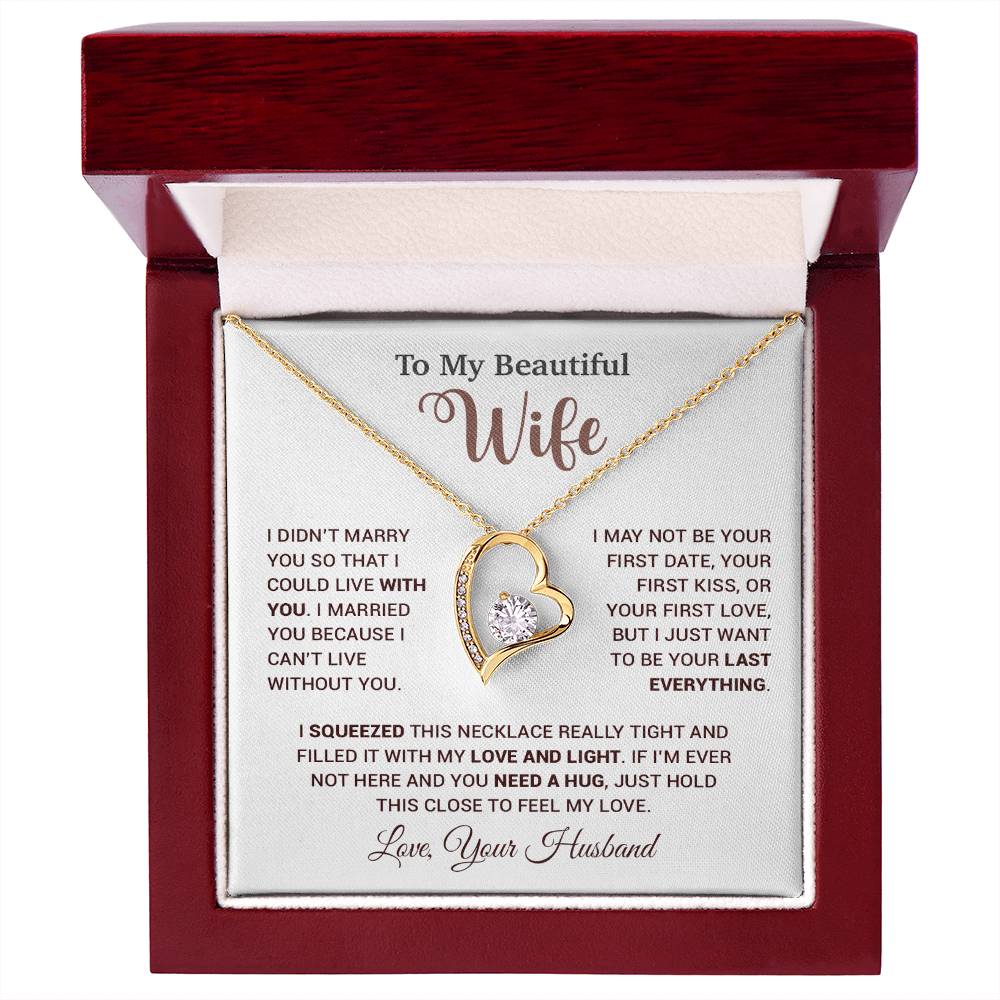 To My Wife Necklace Wife Gift from Husband, Anniversary Gift, Christmas Gift 5_9