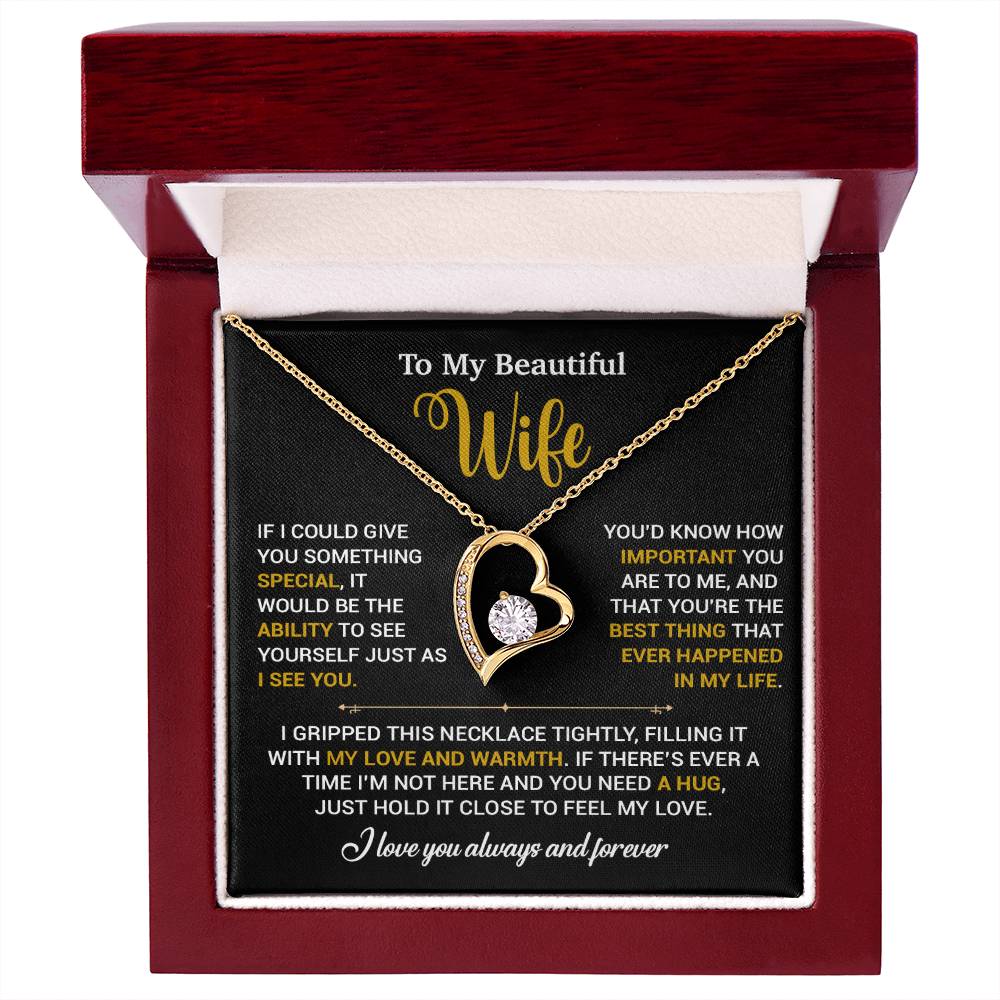 To My Wife Necklace, Christmas Gifts For Women, Anniversary Gift For Wife 25_11