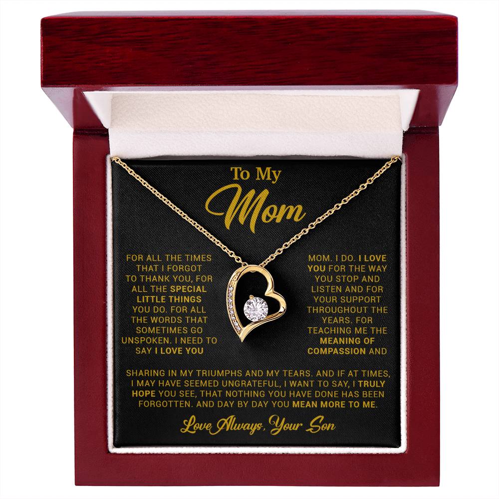 To My Mom Gift for Mother from Son From Daughter Mom Birthday Gift, Mothers Day_ 3_4_Gold