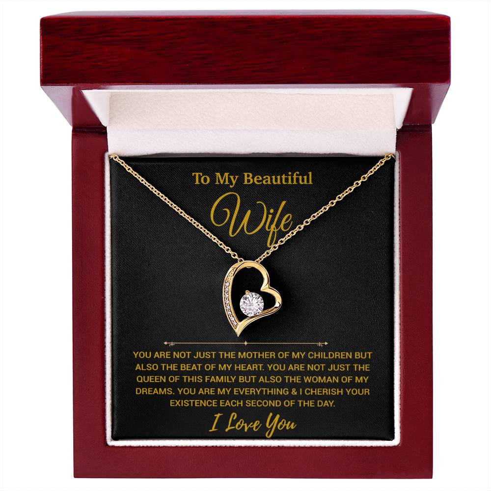 To My Wife Necklace, Christmas Gifts For Women, Anniversary Gift For Wife 20_11_Gold
