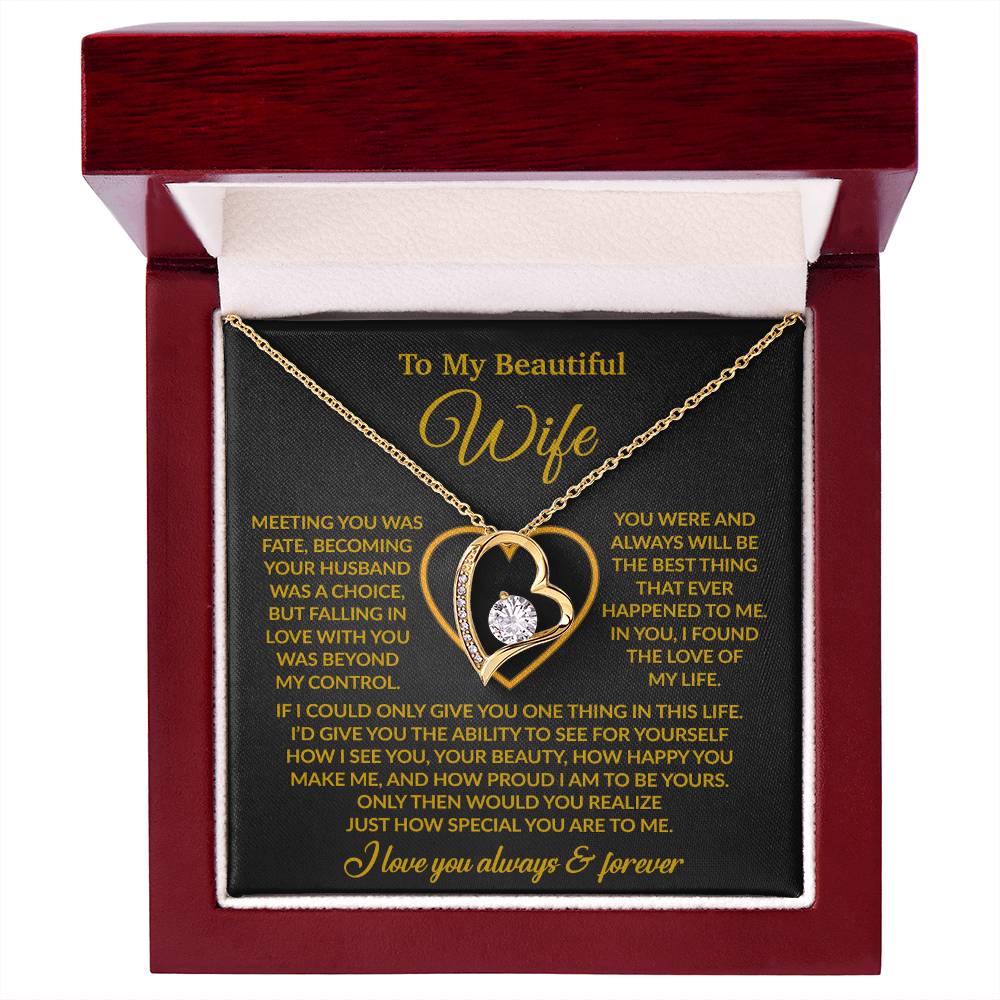 To My Wife Necklace, Wife Gift from Husband, Christmas Gift 27_11