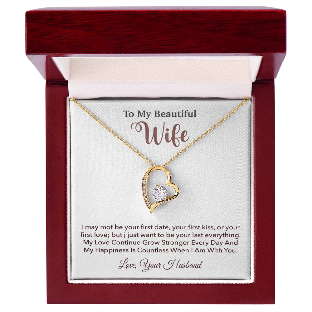 To My Wife Necklace, Wife Gift From Husband, Wife Husband Necklace, Christmas Gift 5_10