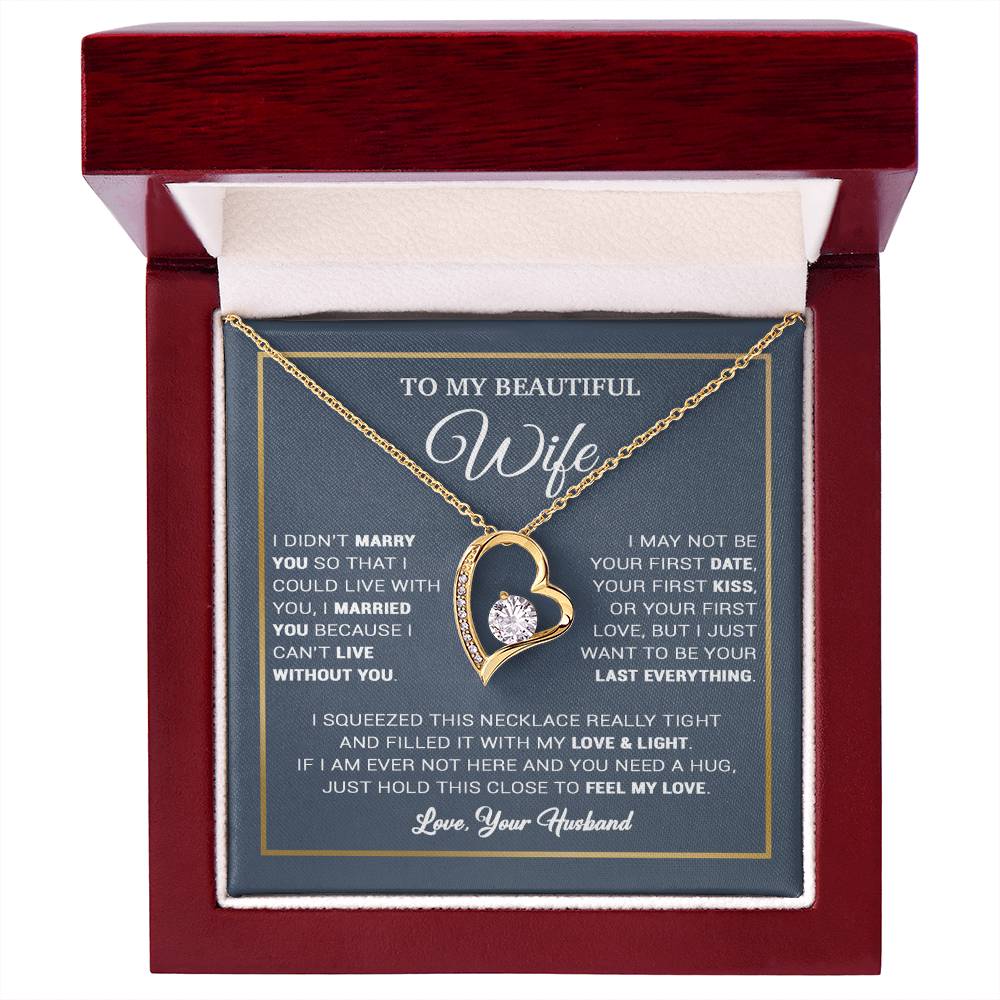 To My Wife Necklace, Gift For Wife, Anniversary Gift For Wife, Christmas Gift 13_12