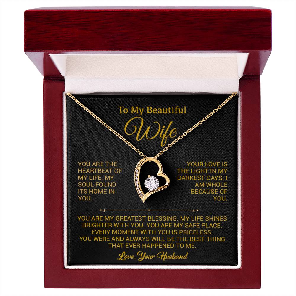 To My Wife Necklace, Gift For Wife, Anniversary Gift For Wife, Christmas Gift