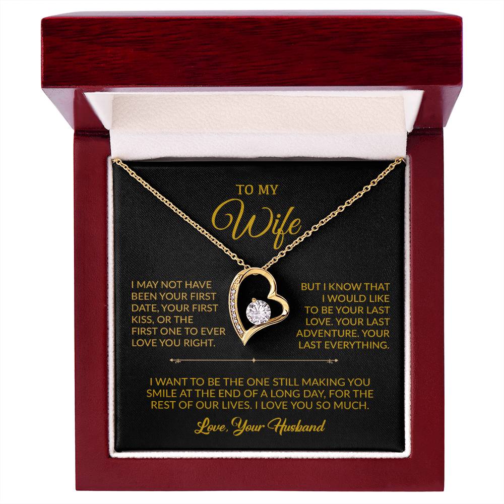 To My Wife Necklace, Gift For Wife, Anniversary Gift For Wife, Necklace For Wife