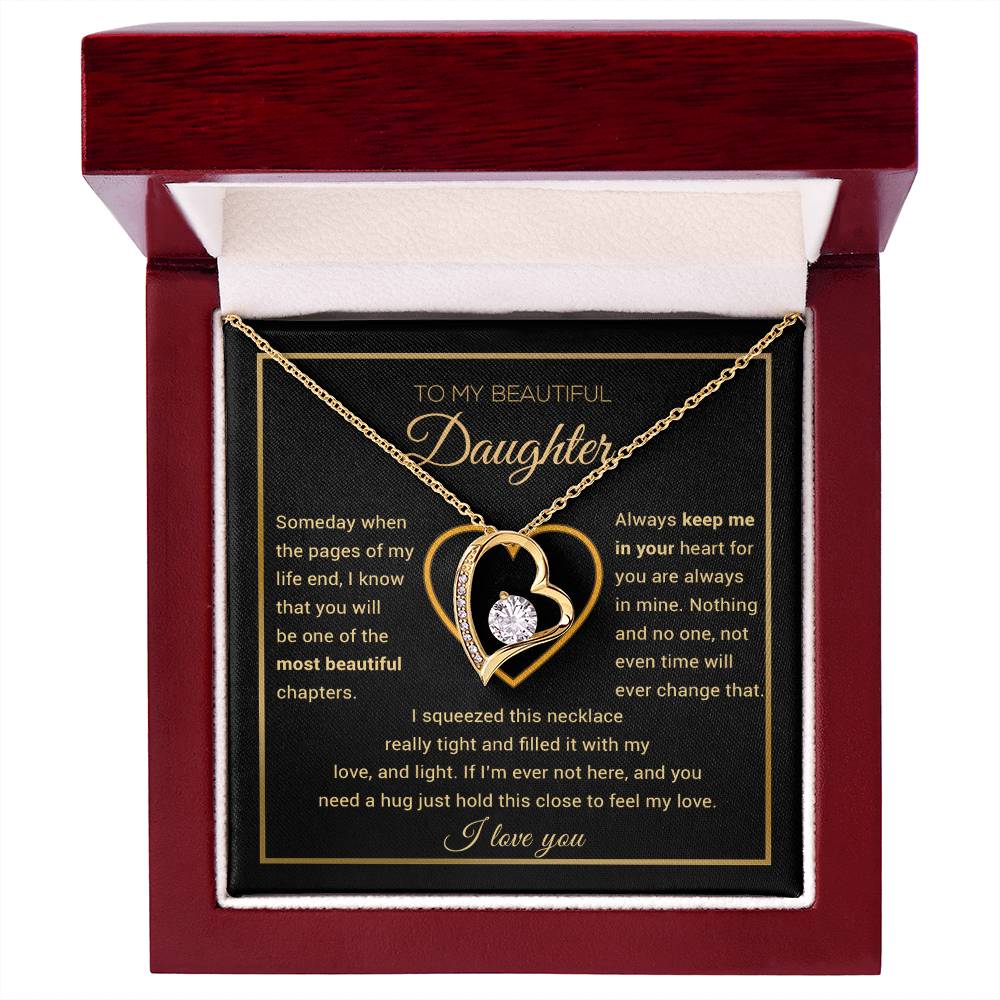 To My Daughter Necklace, Daughter Gift from Dad, Mom, Daughter Birthday Gift, Christmas Gift 13_11