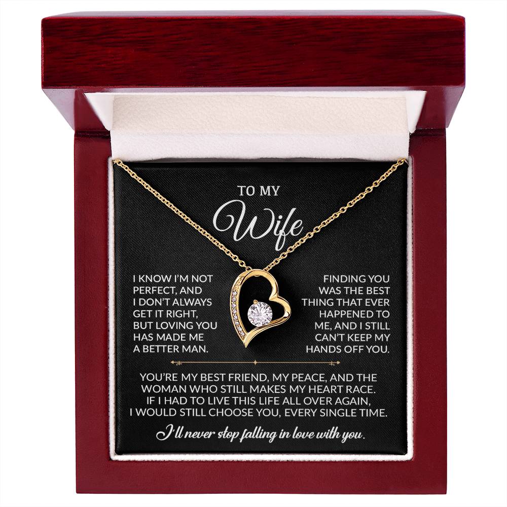 To My Wife Necklace, Gift For Wife, Anniversary Gift For Wife, Necklace For Wife