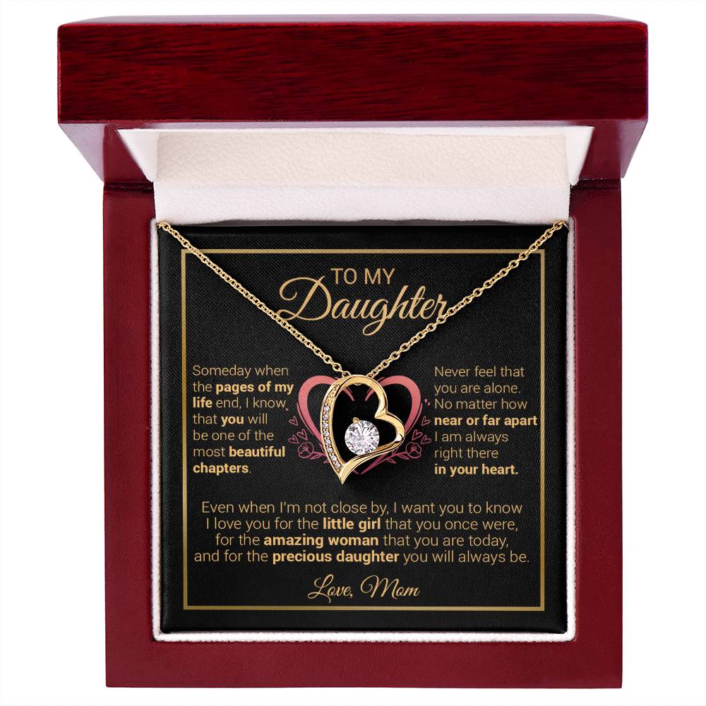 To My Daughter Necklace, Gift for Daughter from Dad And Mom Daughter 13_12