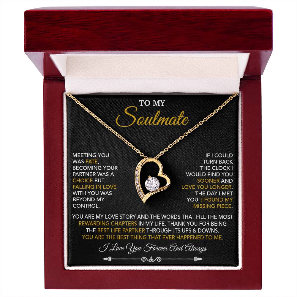 To My Soulmate Necklace, Soulmate Gift, Gift For Girlfriend, Christmas Gift 15_10