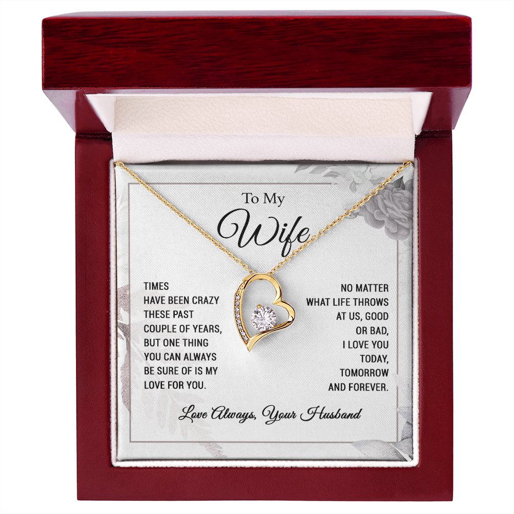 To My Wife Necklace Wife Gift from Husband, Anniversary Gift, Wife Birthday
