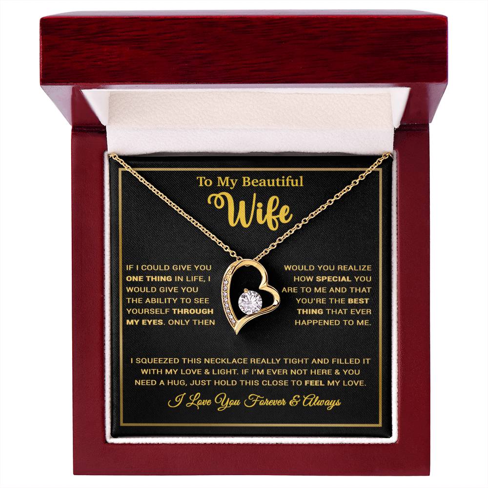 To My Wife Necklace, Gift For Wife, Anniversary Gift For Wife, Christmas Gift 30_11