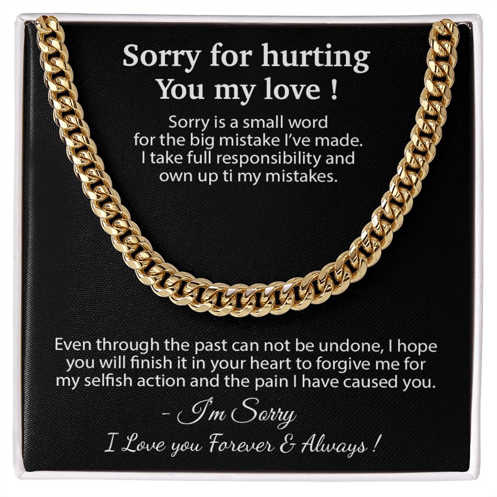 Apology Gift for Him Necklace, Forgiveness Necklace, Sorry Gift for Him1